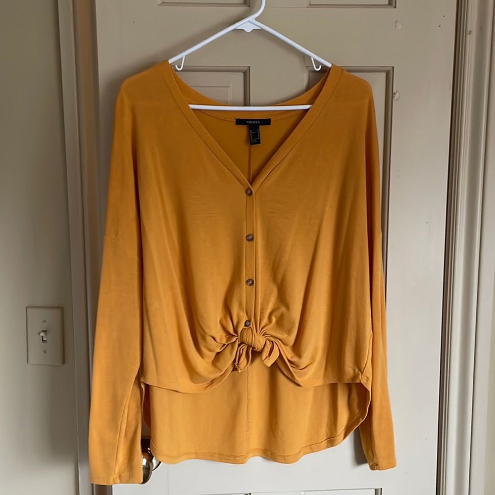 Yellow Forever21 Sweater